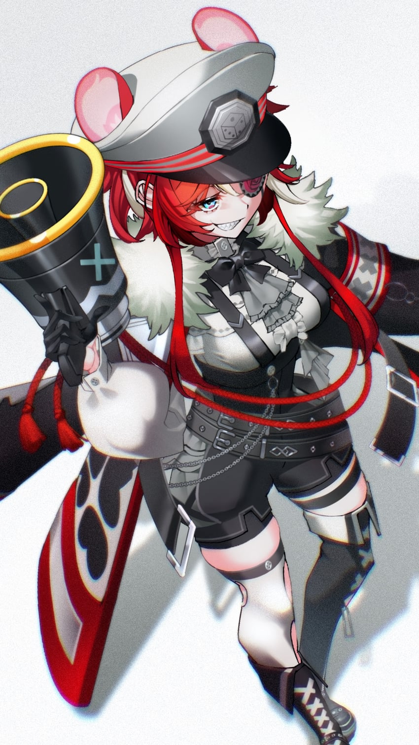 hakos baelz (hololive and 1 more) drawn by tkyk
