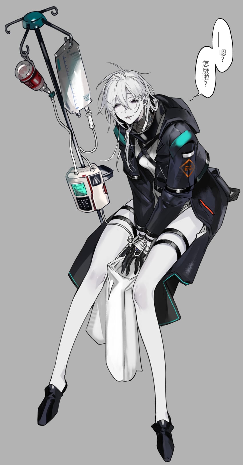 doctor and female doctor (arknights) drawn by kaifei_(kaifei_29)