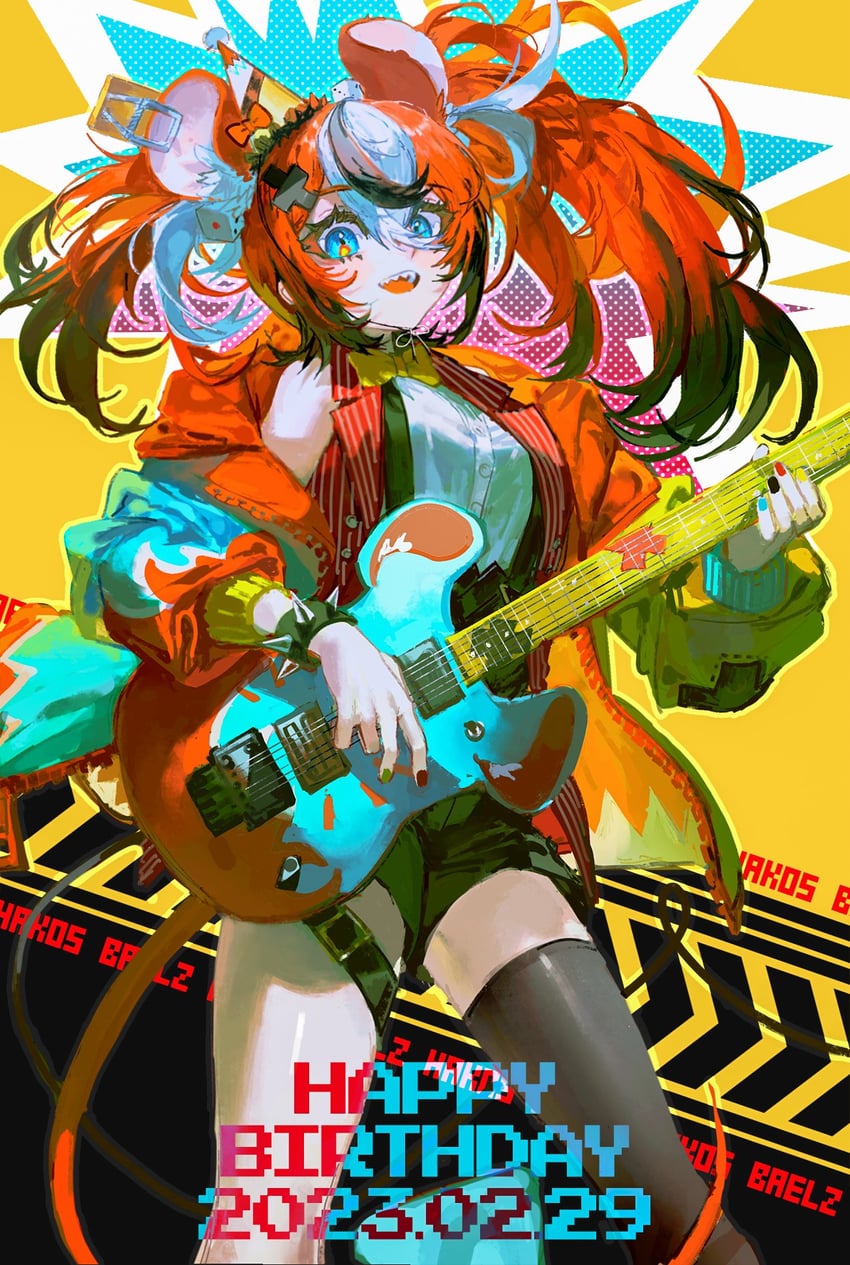 hakos baelz (hololive and 1 more) drawn by quasarcake