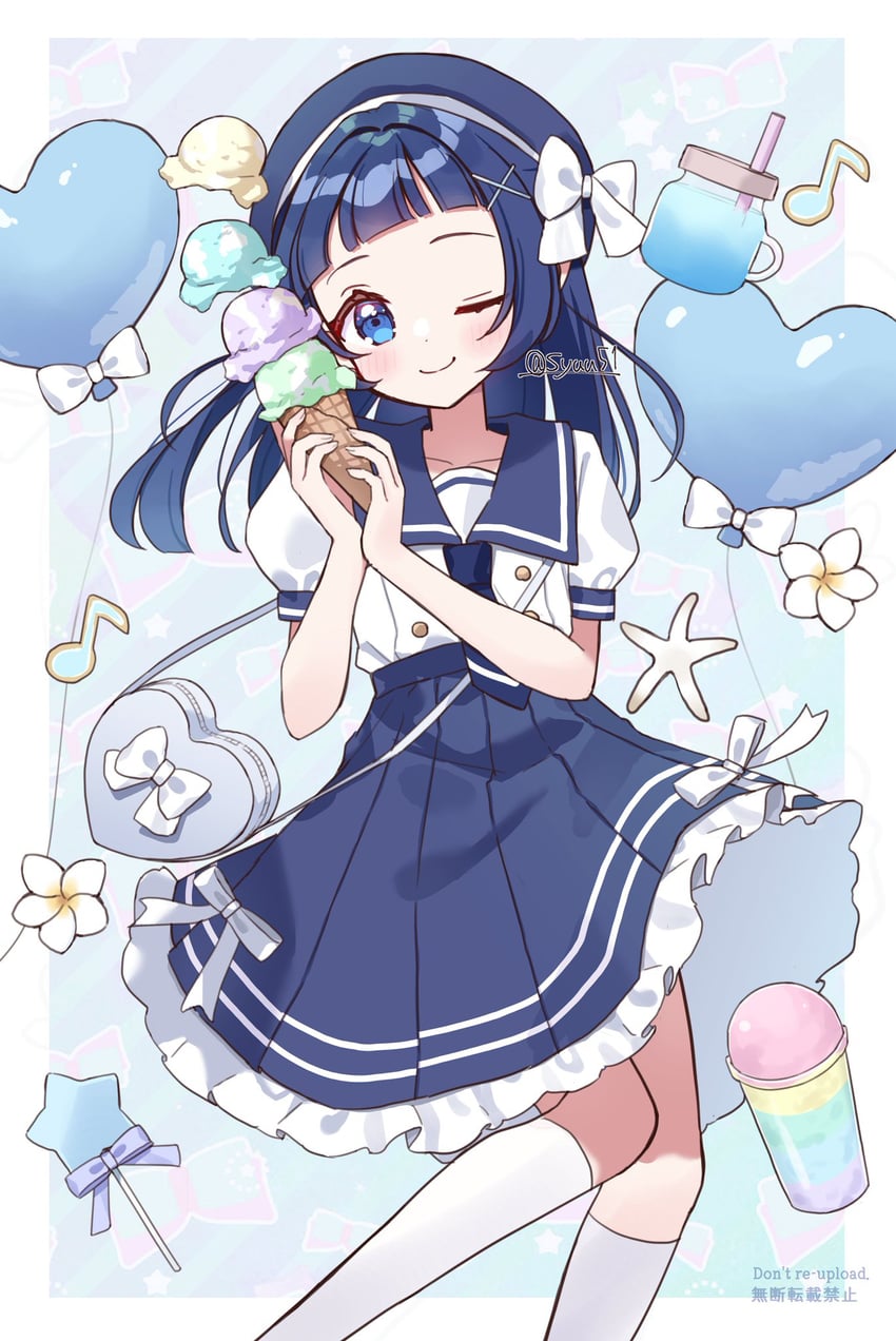 aokaze nana (precure and 1 more) drawn by hiiragi_syuu