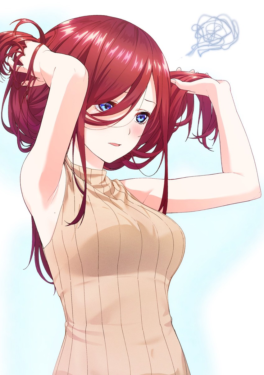 nakano miku (go-toubun no hanayome) drawn by ganko-chan_(shashaneko123)