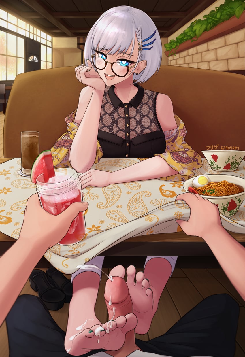 pavolia reine (hololive and 1 more) drawn by efreezerarts