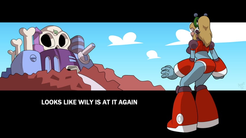 roll and hyper roll (mega man and 1 more) drawn by atomictiki
