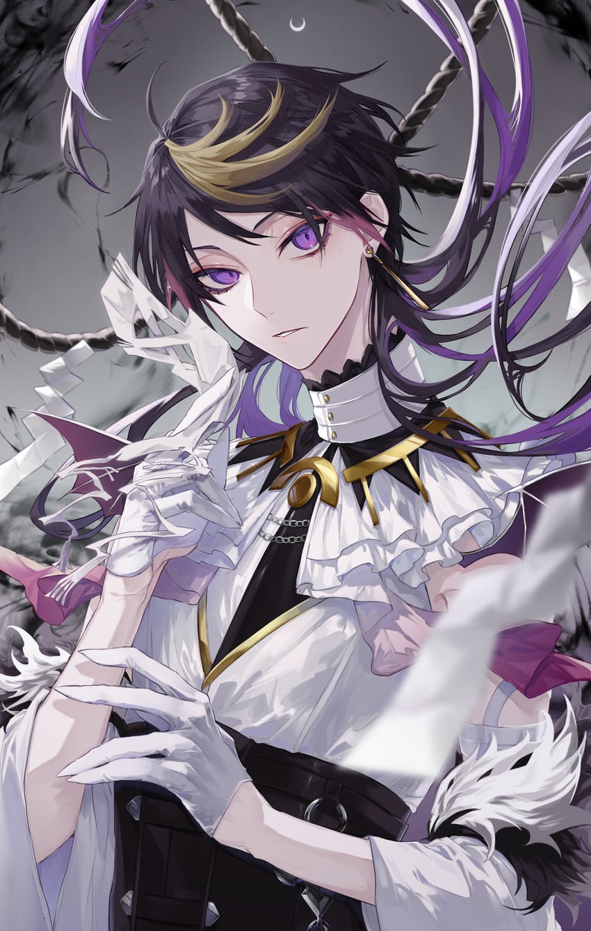 shu yamino (nijisanji and 1 more) drawn by alase_00
