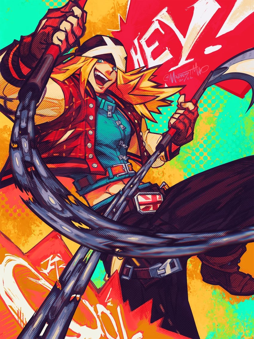 axl low (guilty gear and 1 more) drawn by maddestmao