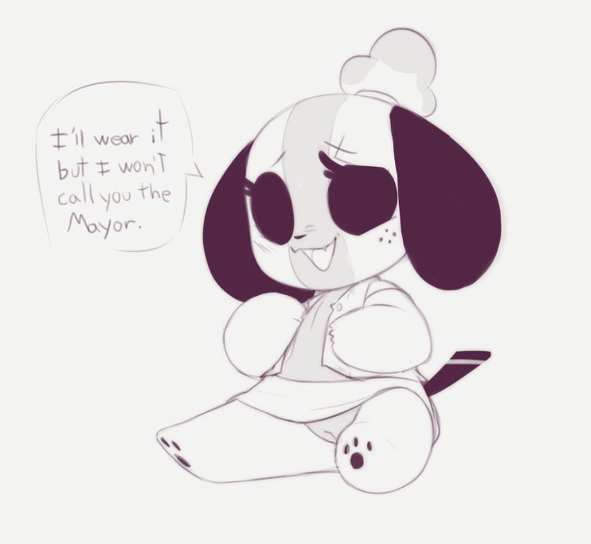 isabelle and switch dog (animal crossing and 1 more) drawn by kekitopu