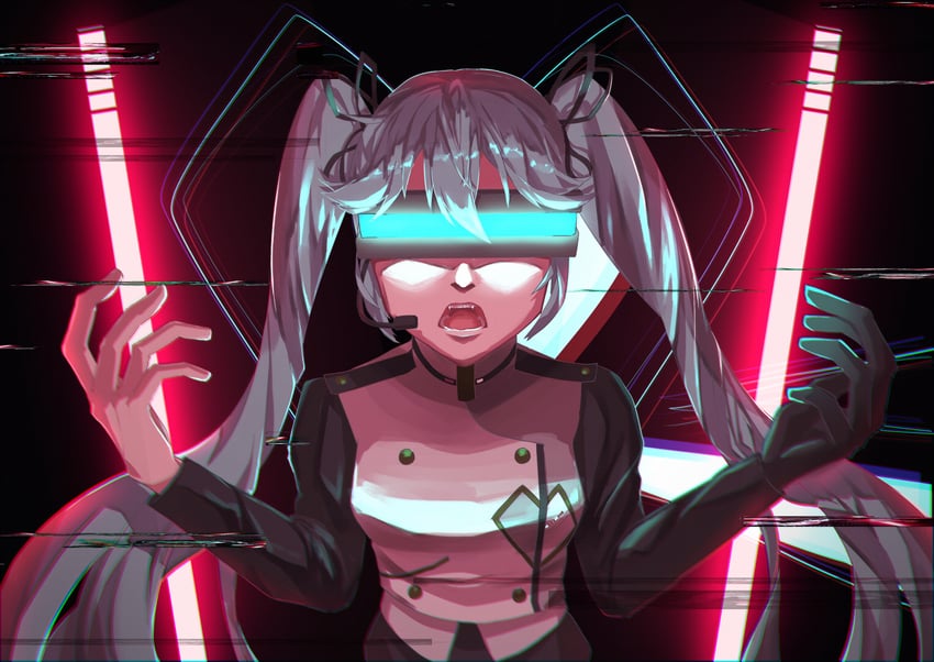 hatsune miku (vocaloid and 2 more) drawn by torimodoki