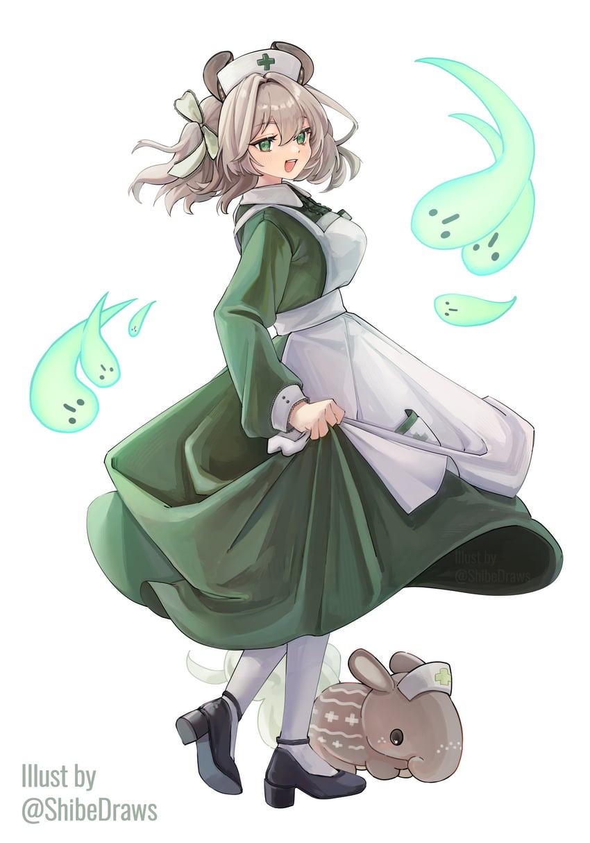 nimi nightmare and naplings (indie virtual youtuber) drawn by shibedraws