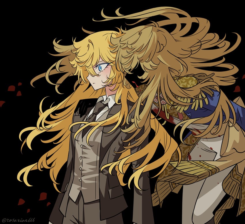 oscar francois de jarjayes (versailles no bara) drawn by meremero