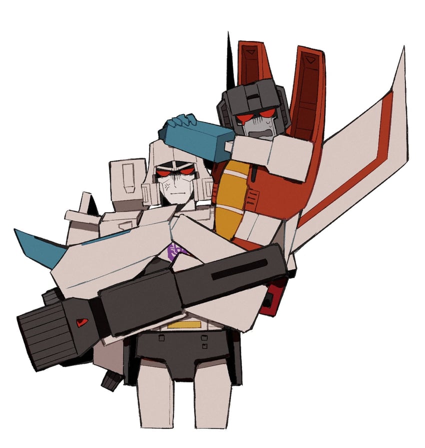 megatron and starscream (transformers and 1 more) drawn by zenzai_666