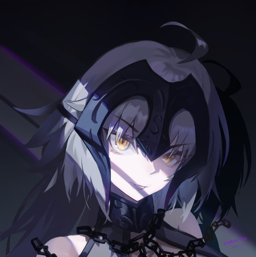jeanne d'arc alter (fate and 1 more) drawn by chain_yu