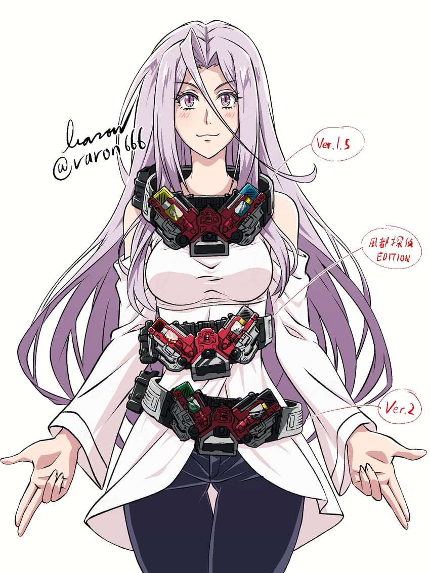 tokime (kamen rider and 2 more) drawn by baron_(varon666)