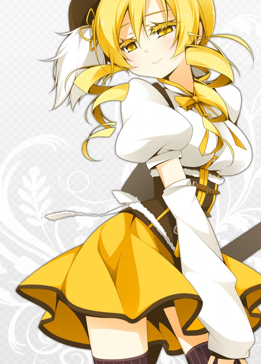 tomoe mami (mahou shoujo madoka magica) drawn by reina_(black_spider)