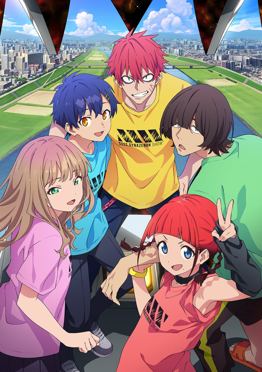 minami yume, asanaka yomogi, asukagawa chise, gauma, and yamanaka koyomi (gridman universe and 1 more)