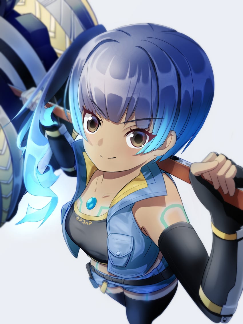 sena (xenoblade chronicles and 1 more) drawn by inuneco
