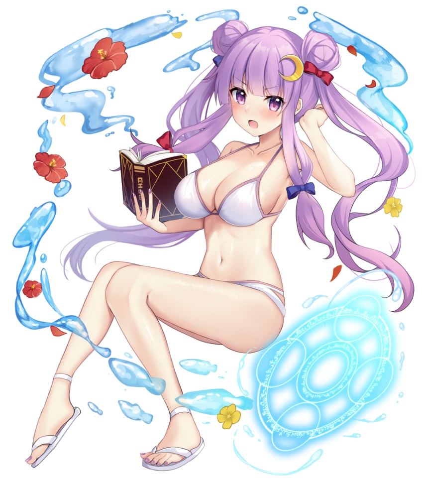 patchouli knowledge (touhou and 1 more) drawn by ruhika