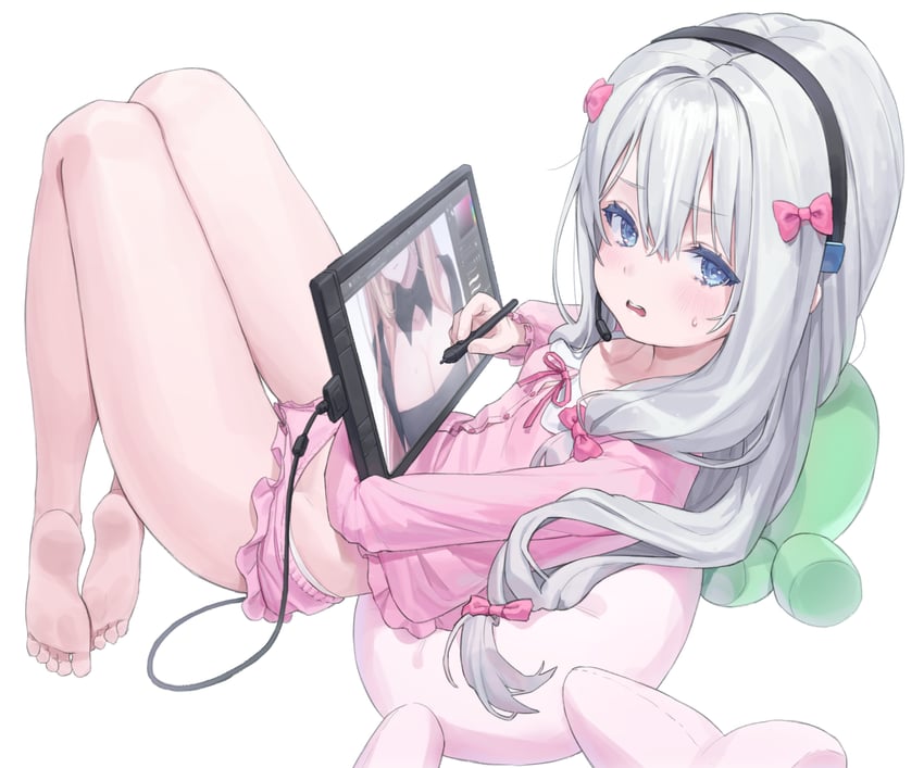 kitagawa marin and izumi sagiri (sono bisque doll wa koi wo suru and 1 more) drawn by p00nipooni