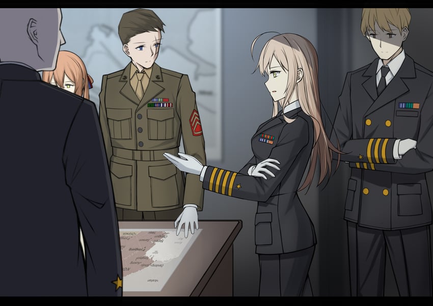 springfield and missouri (girls' frontline and 1 more) drawn by macayase