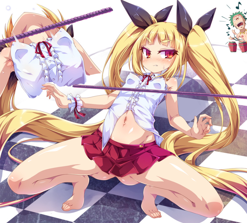rachel alucard and yuuki terumi (blazblue and 1 more) drawn by toraishi_666