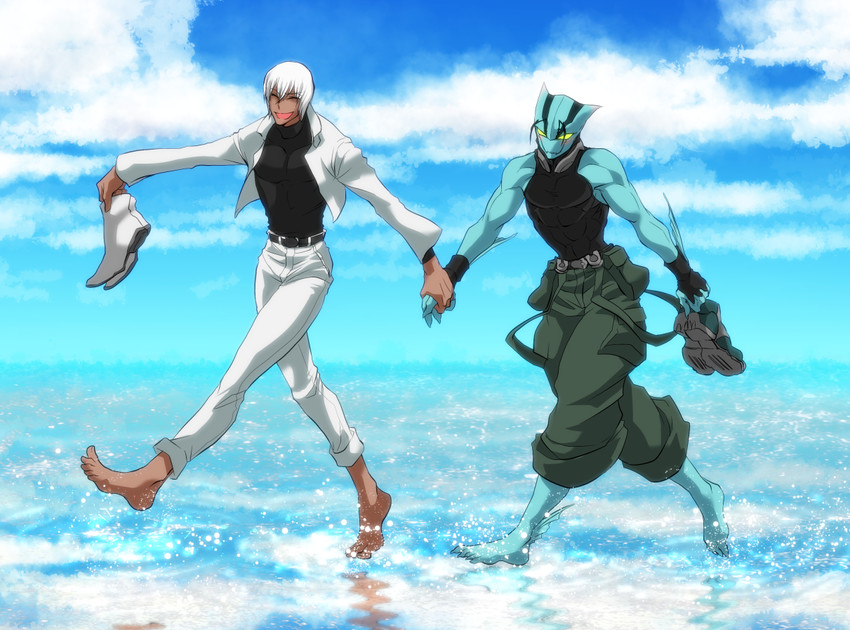 zap renfro and zed o' brien (kekkai sensen) drawn by suiren1