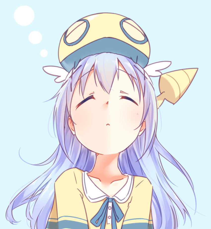 kafuu chino and dunsparce (pokemon and 1 more) drawn by hetareeji