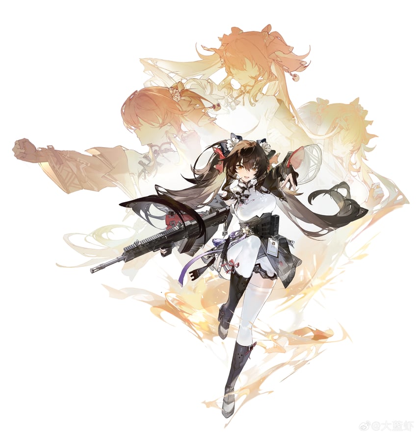 type 97 and jiangyu (girls' frontline and 1 more) drawn by dalanxia