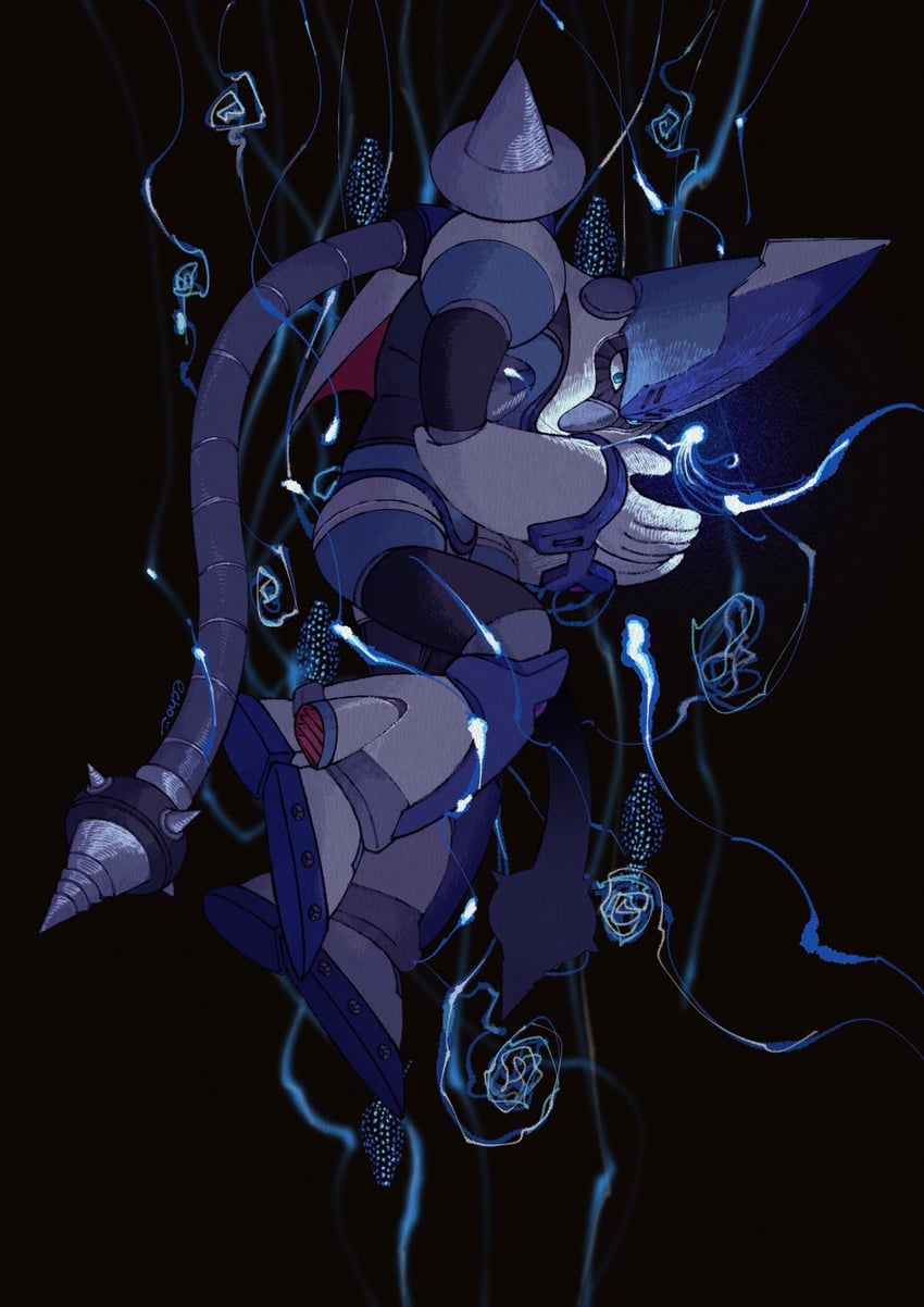 volt kraken (mega man and 2 more) drawn by nctn_patch