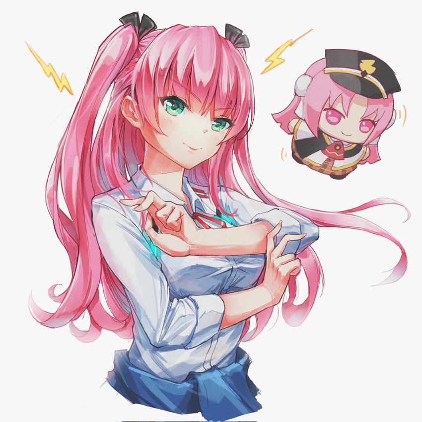 kunimi tama and aikawa megumi (heaven burns red) drawn by sail_678