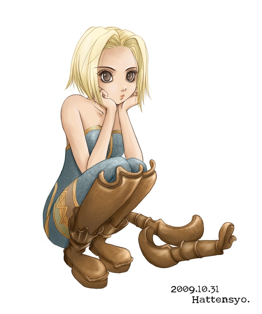 monk (final fantasy and 1 more) drawn by enushi_(3_7_1)