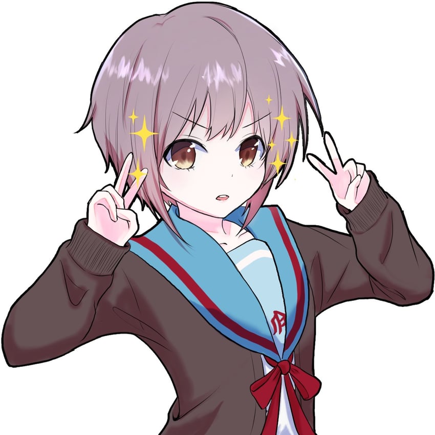 nagato yuki (suzumiya haruhi no yuuutsu) drawn by eequal_mc2