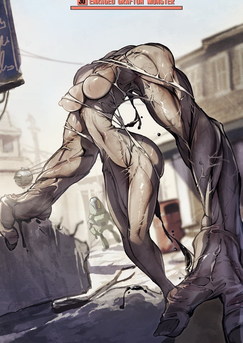 eyebot, protectron, and grafton monster (fallout and 1 more) drawn by juerucj