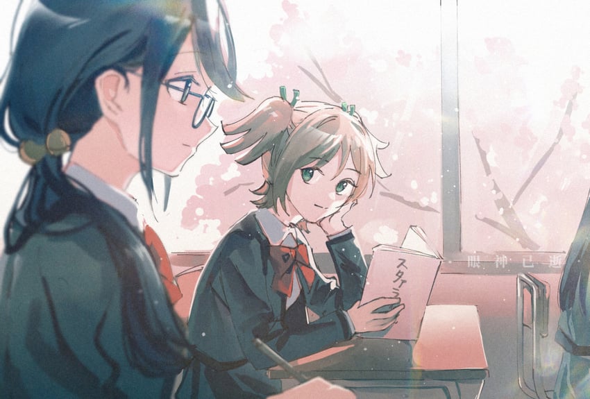 daiba nana and hoshimi junna (shoujo kageki revue starlight) drawn by eyesee