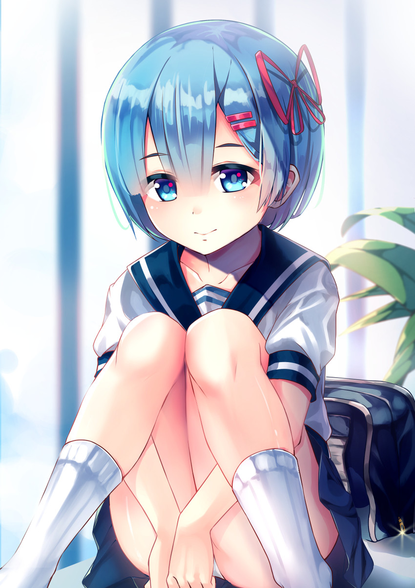 rem (re:zero kara hajimeru isekai seikatsu) drawn by yan_(nicknikg)