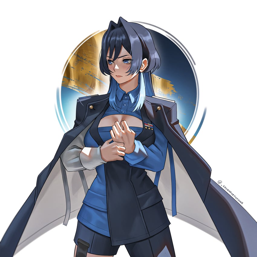 ouro kronii (hololive and 1 more) drawn by seventeencrows