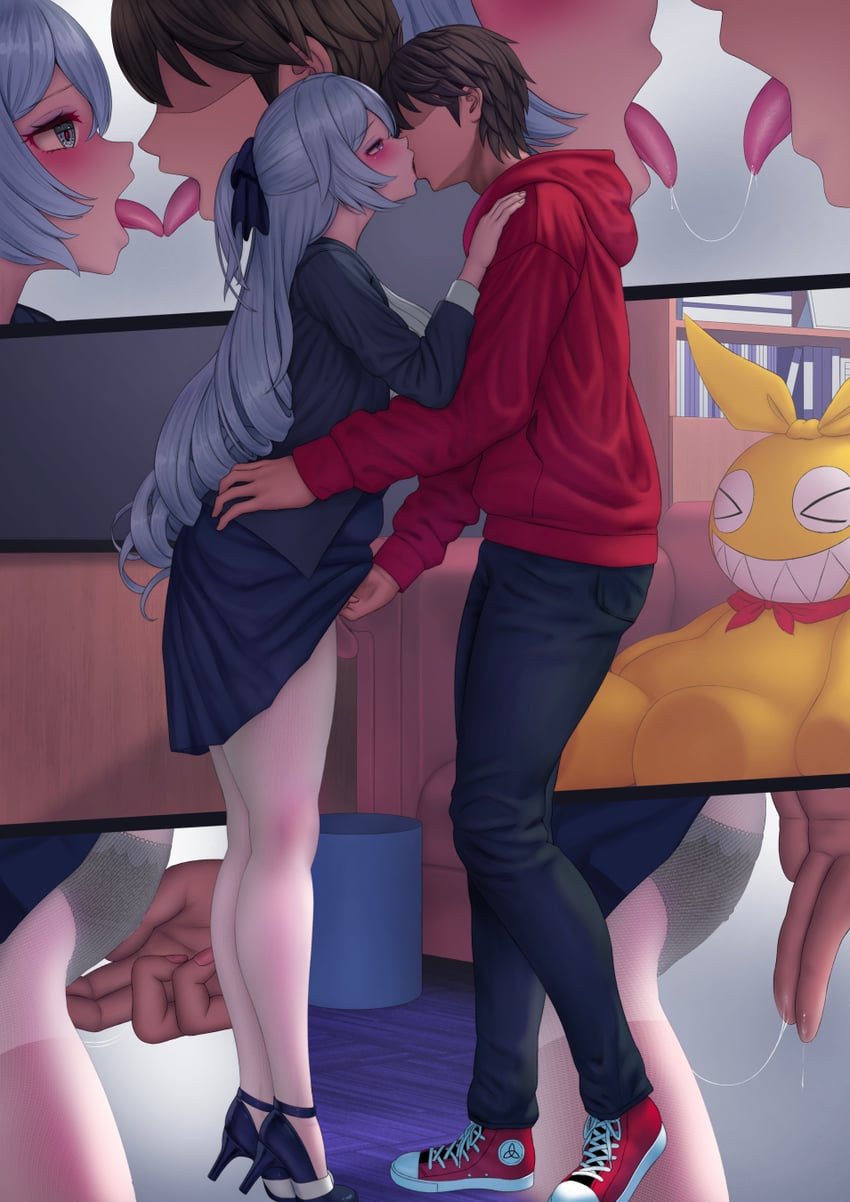 bronya zaychik, homu, and adam (honkai and 1 more) drawn by akano_murasaki