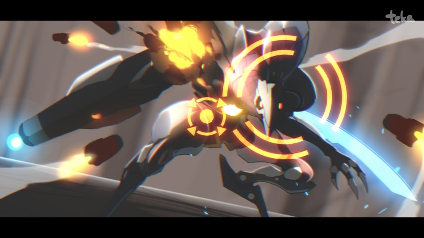robot chozo soldier (metroid and 1 more) drawn by teke