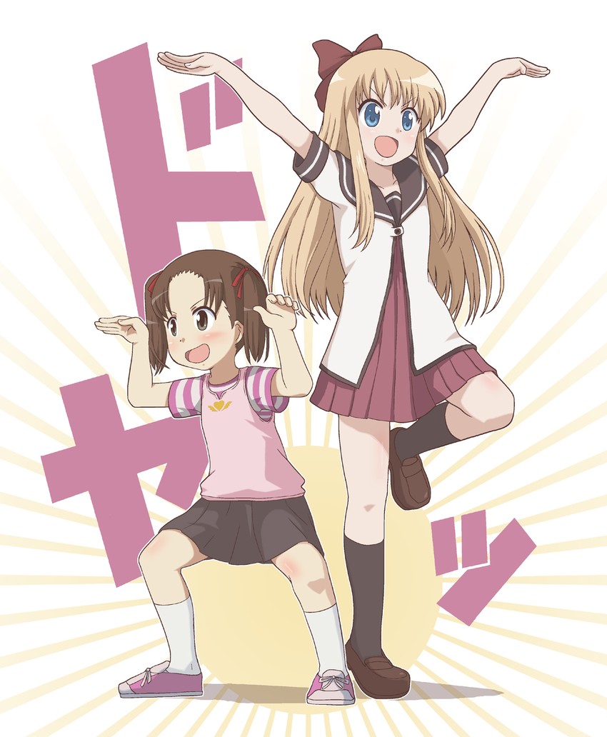 toshinou kyouko and matsuoka miu (yuruyuri and 2 more) drawn by ki_(adotadot)
