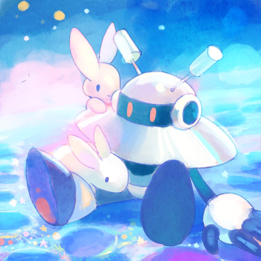 galaxy man (mega man and 1 more) drawn by ginger_ale_(huwahuwaryuo)