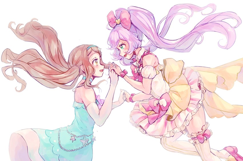 manaka laala and ehime nao (pretty series and 1 more) drawn by noromame