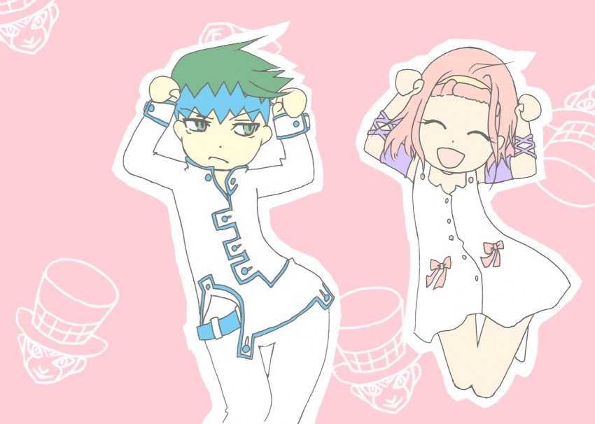 kishibe rohan, sugimoto reimi, and heaven's door (jojo no kimyou na bouken and 1 more)