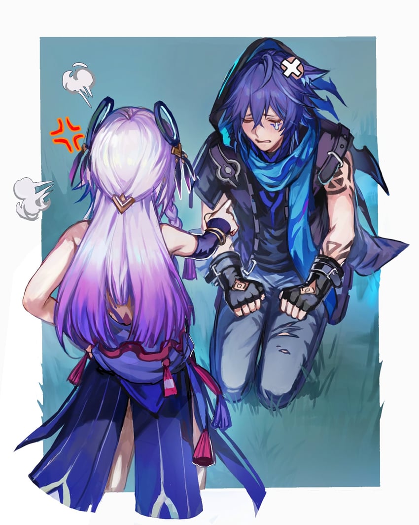citlali and ororon (genshin impact) drawn by thijikoy