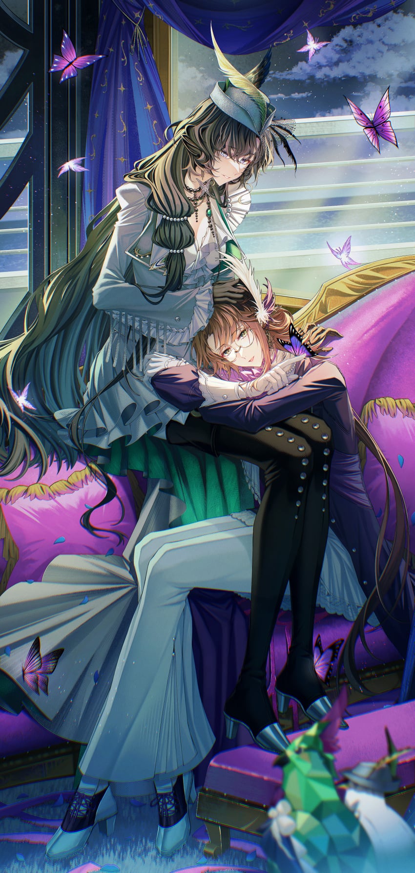 kakania and isolde (reverse:1999) drawn by sieka_(piiroinardesco)
