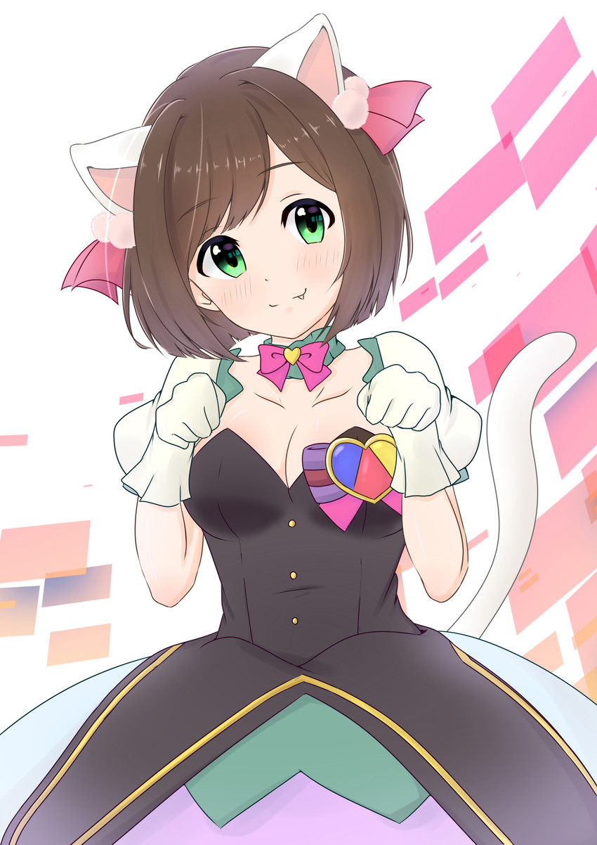 maekawa miku (idolmaster and 1 more) drawn by hio_(hiohio0306)