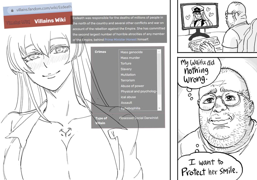 esdeath (original and 2 more) drawn by bb_(baalbuddy)