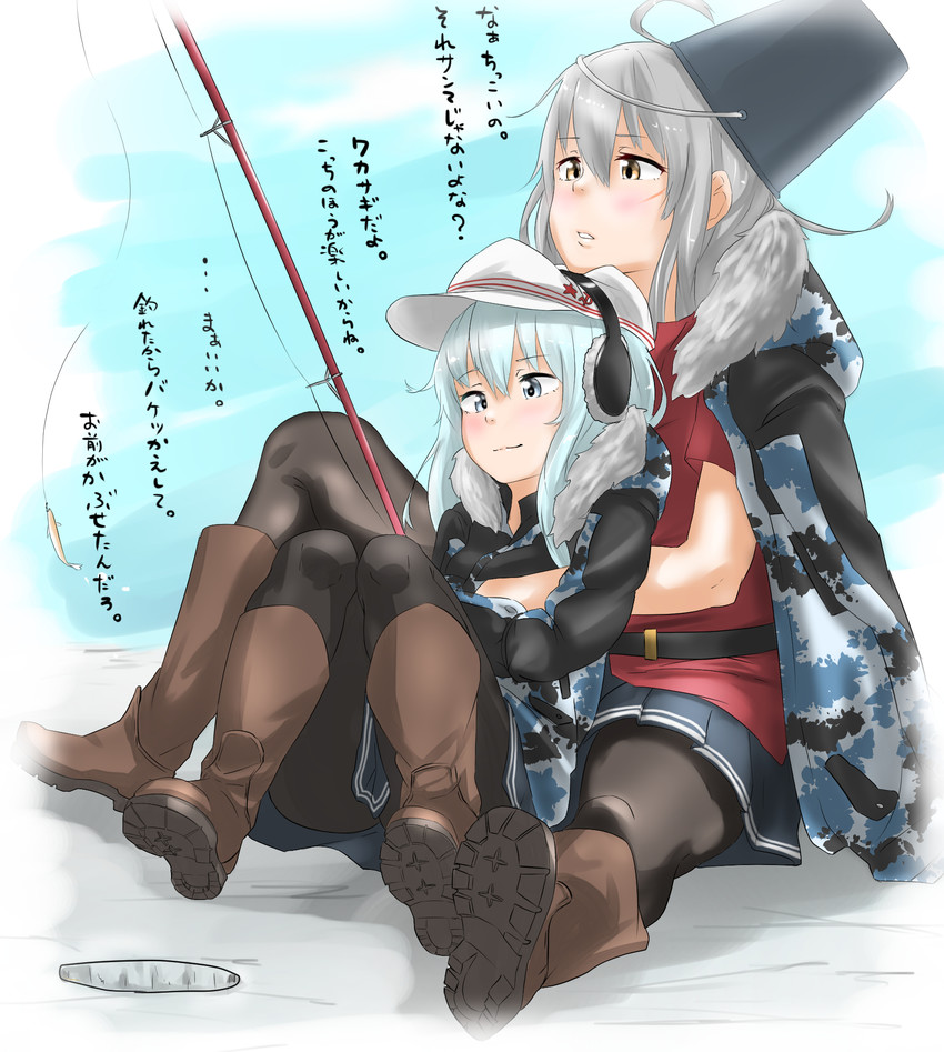hibiki, verniy, and gangut (kantai collection) drawn by tama_(tamago)