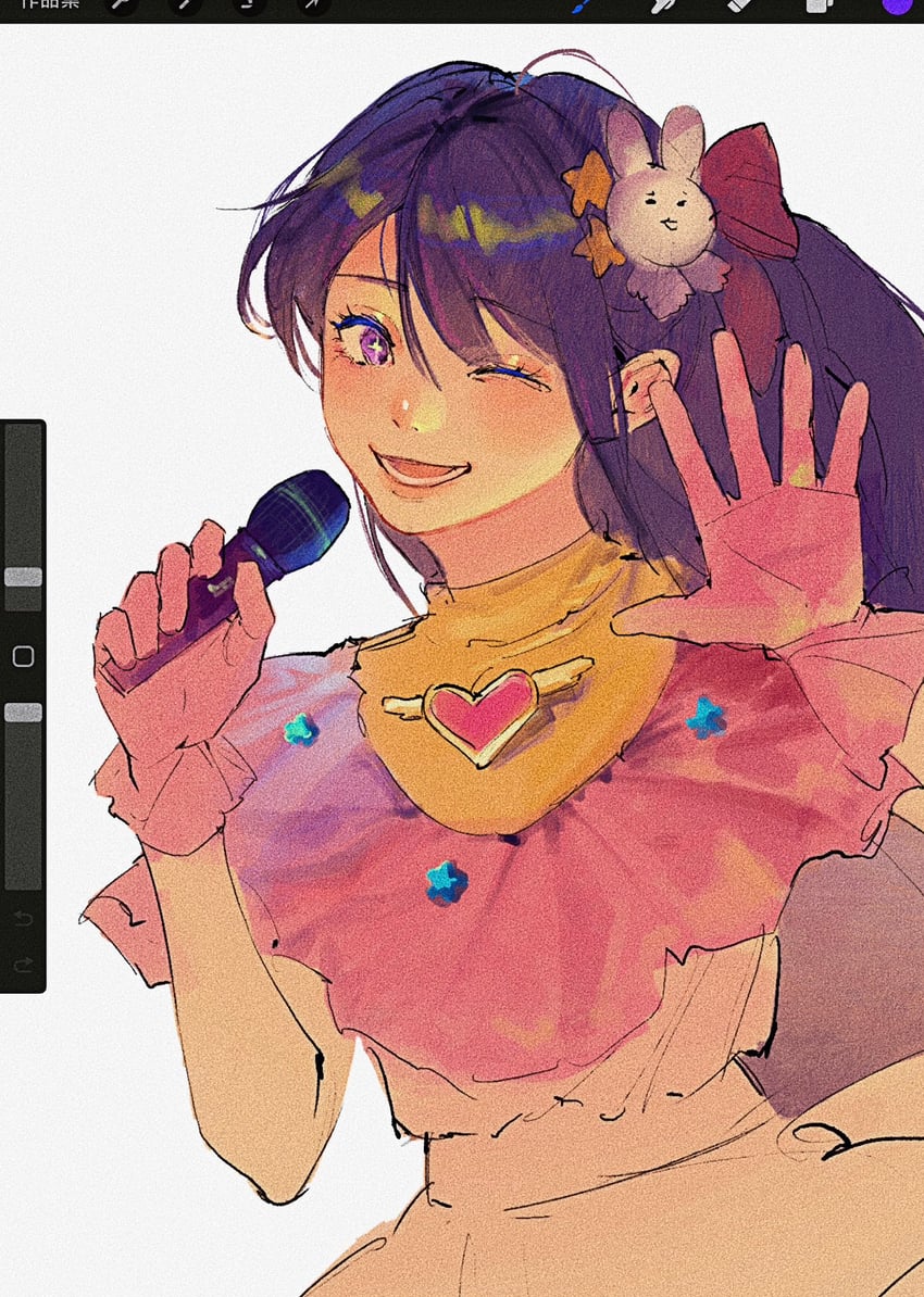 hoshino ai (oshi no ko) drawn by amo_(amo_0514)
