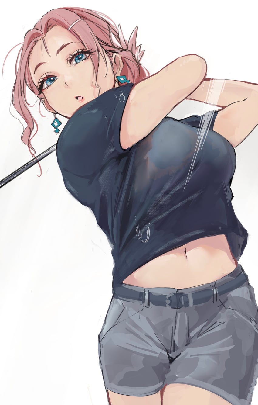 takane lui's mother (hololive) drawn by torn_flipper