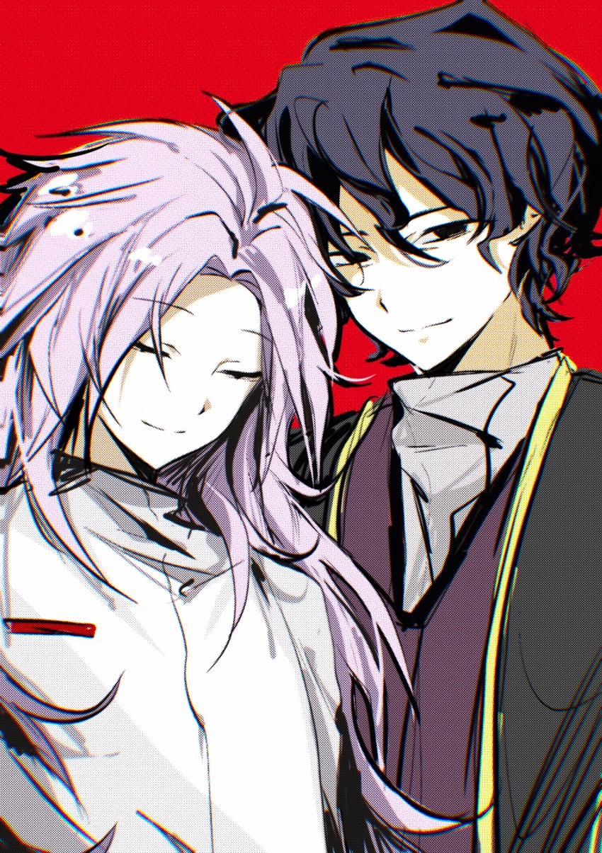 hatsutori hajime and utsugi noriyuki (saibou shinkyoku) drawn by trust98288