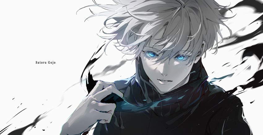 gojou satoru (jujutsu kaisen) drawn by zhong-x_wu