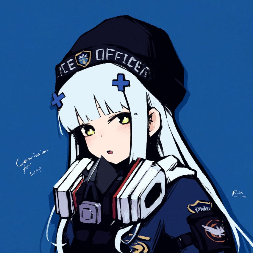 hk416 and agent 416 (girls' frontline and 1 more) drawn by rnna